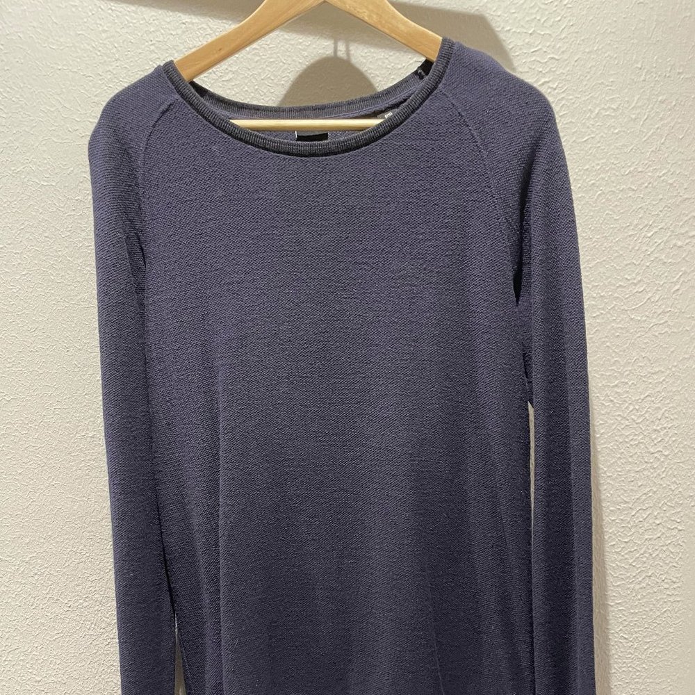 Scotch & Soda Men's Navy Henley Shirt Medium